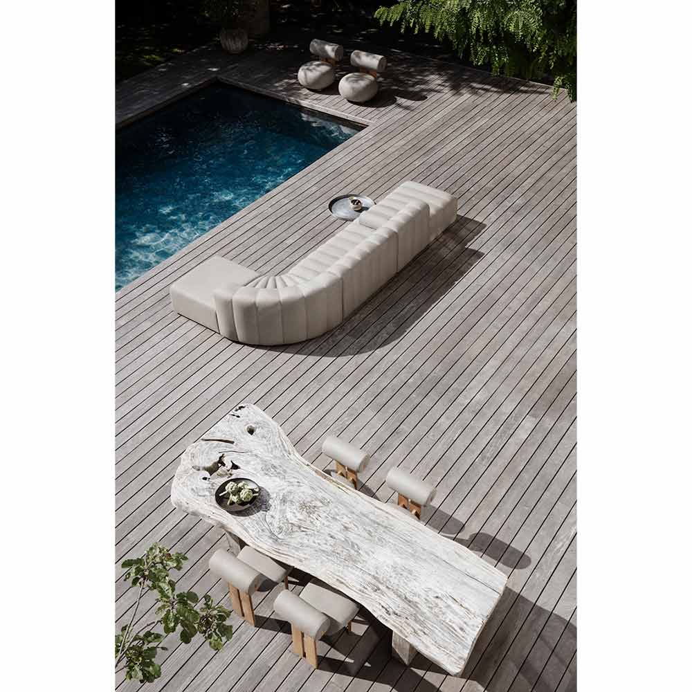 Studio Outdoor Sofa - Small Armrest, Savane Whisper