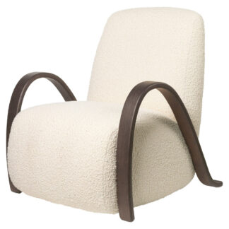 Buur Lounge Chair - Nordic Boucle, Off-white