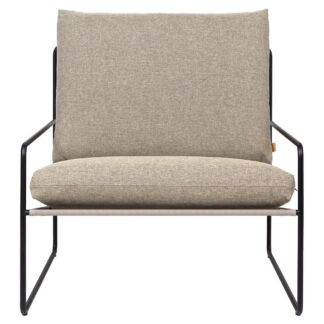 Desert 1-seater Dolce - Black, Dark Sand