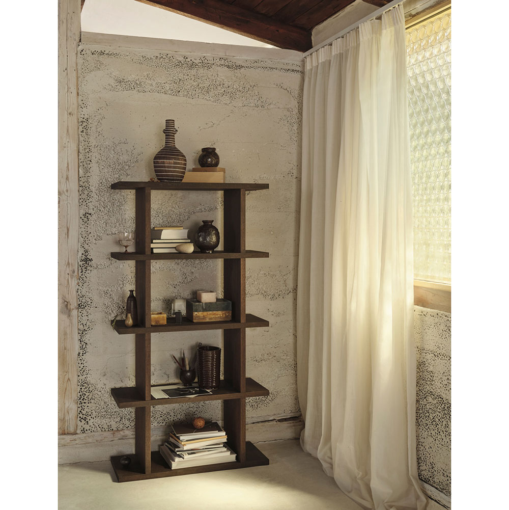 Kona Bookcase 1x4 - Dark Stained
