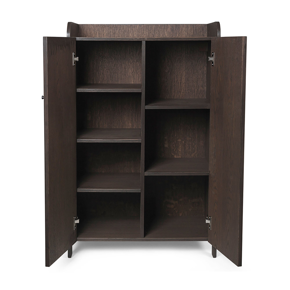 Sill Low Cupboard - Oak, Dark Stained