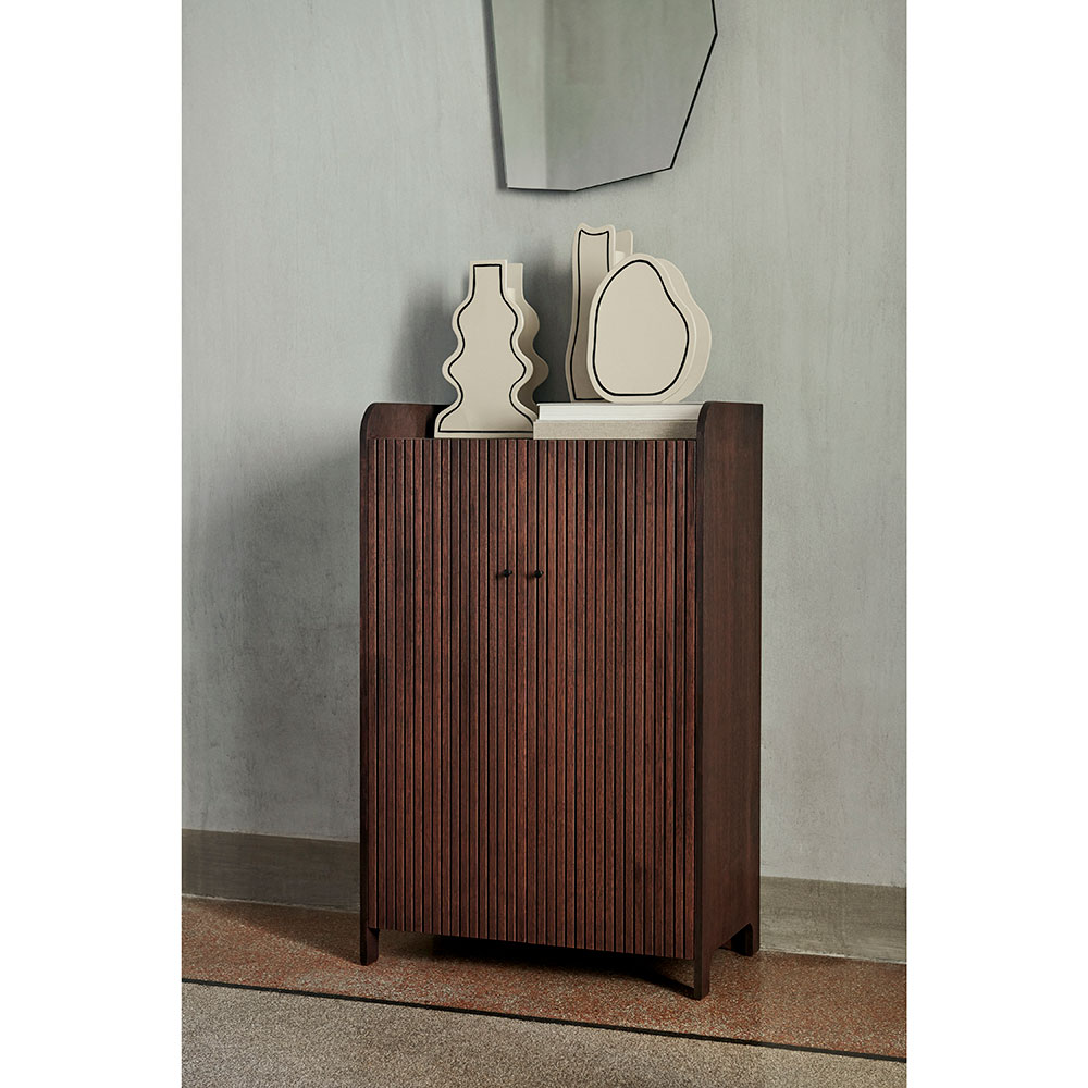 Sill Low Cupboard - Oak, Dark Stained