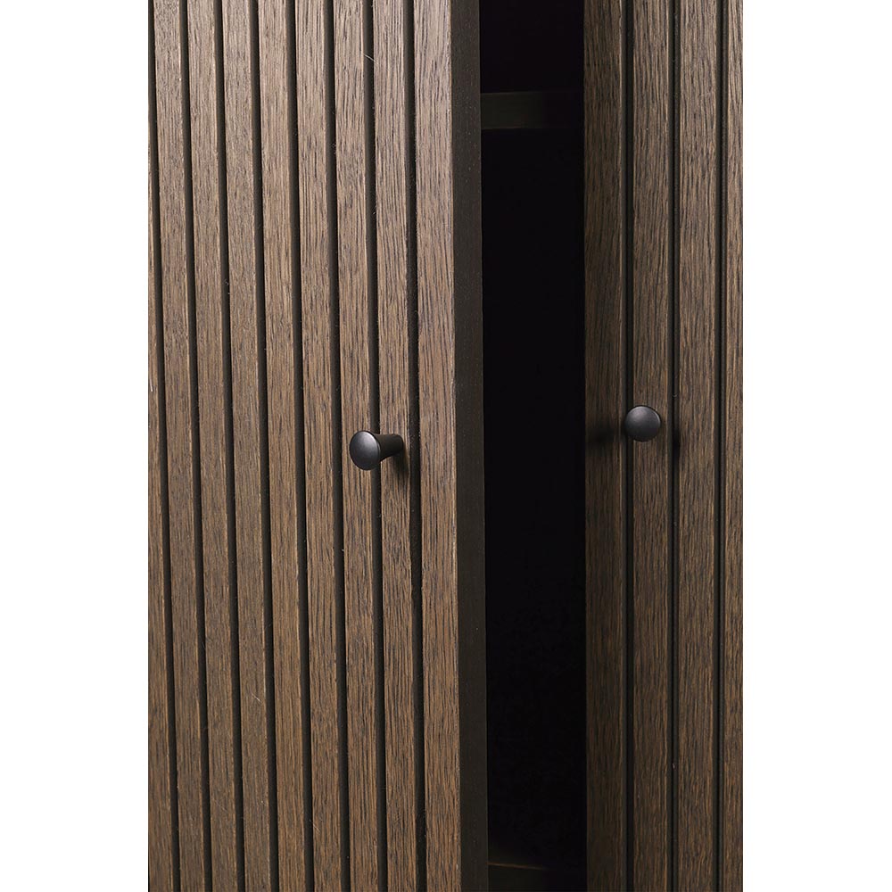 Sill Low Cupboard - Oak, Dark Stained