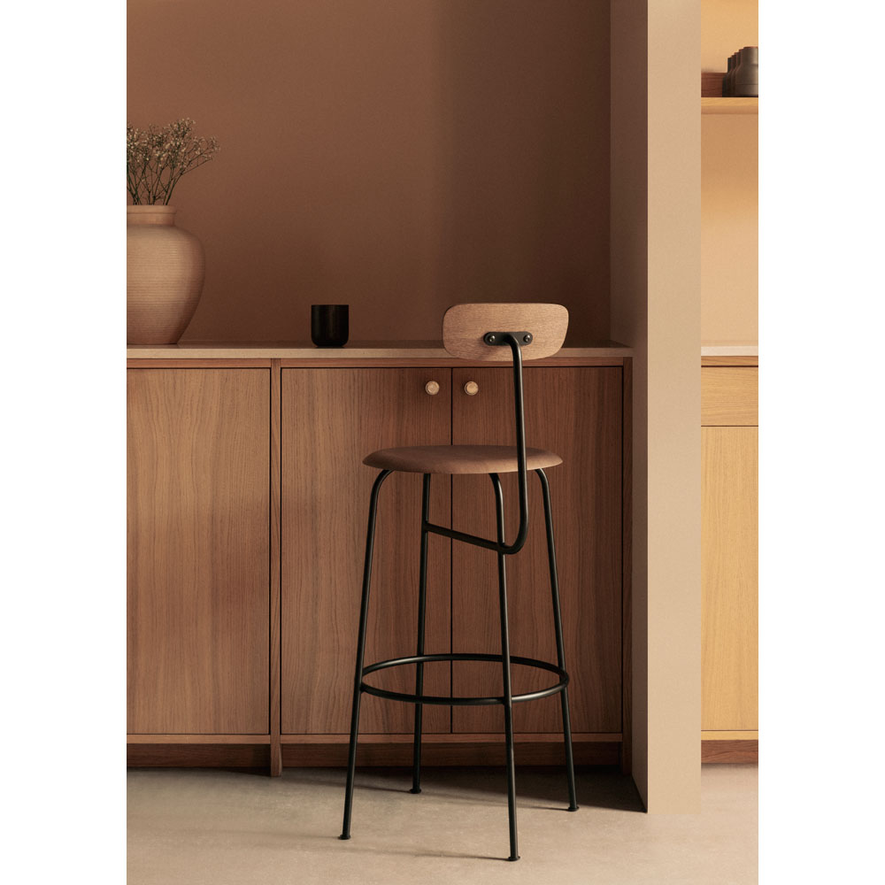 Afteroom Unupholstered Bar Counter Chair Dark Stained Oak 4 | Rouse Home