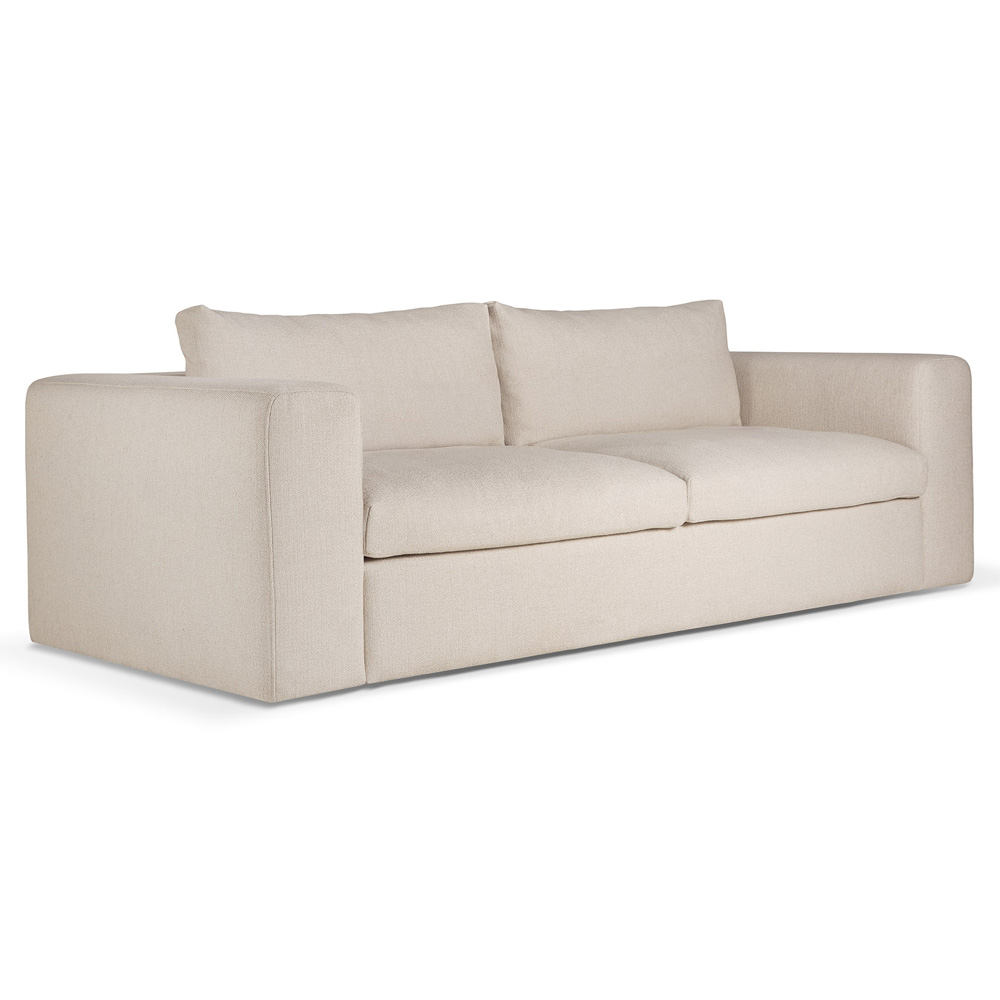 Mellow 3 Seater Sofa Off White 2 | Rouse Home