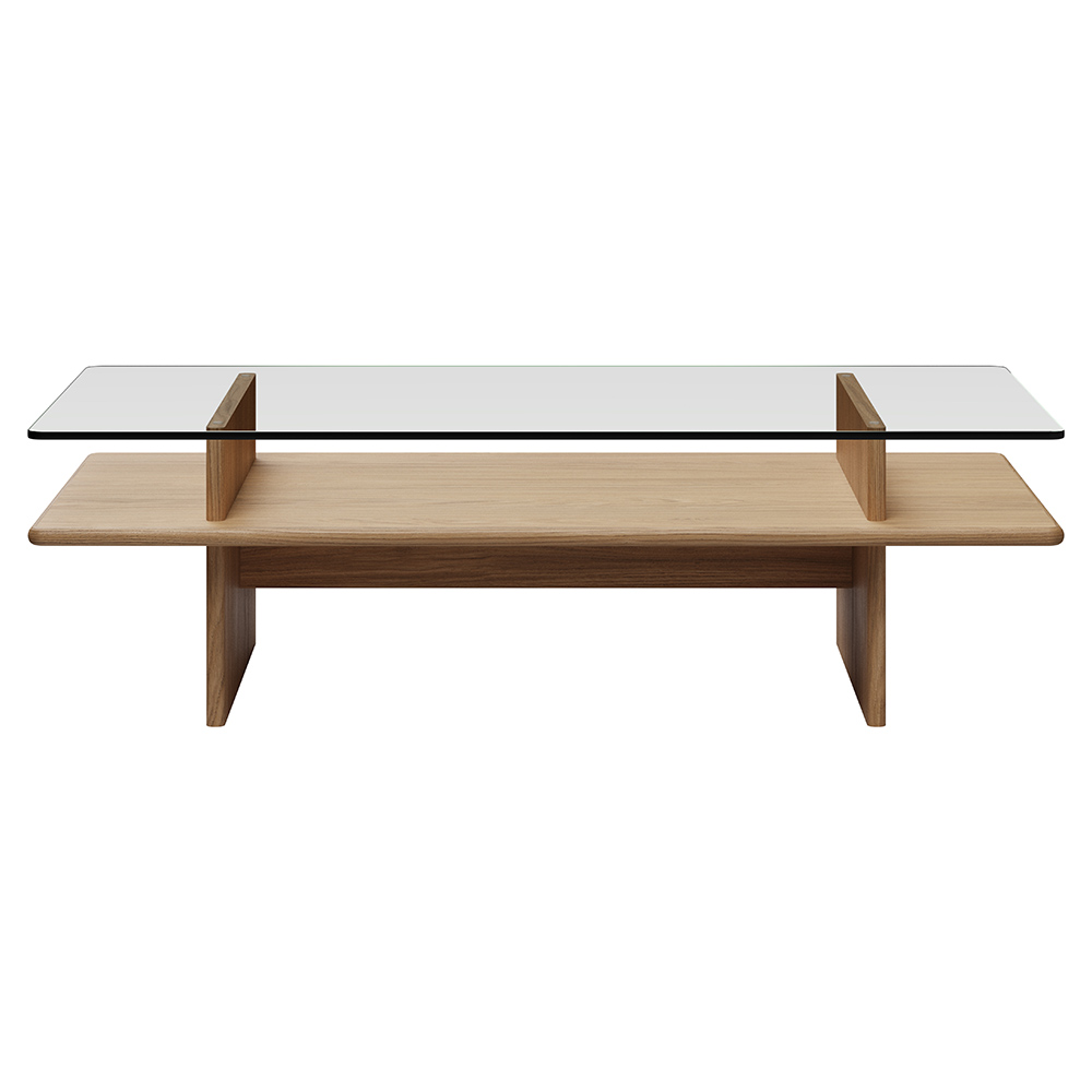 Parallel Rectangular Coffee Table