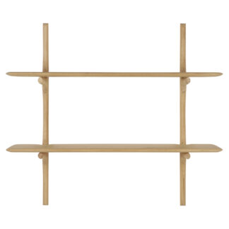 Pi Wall Shelf - Oak, 2 Shelves