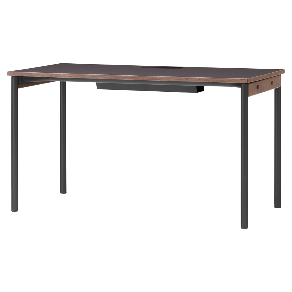 Co 55" Table Management - Black Base, Terra Laminate