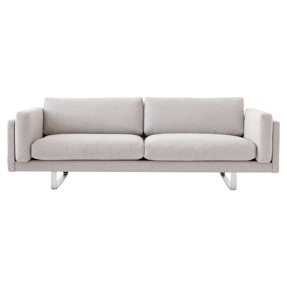 EJ280 2 Seater Sofa - 33.9" Cushions, Sledge Base
