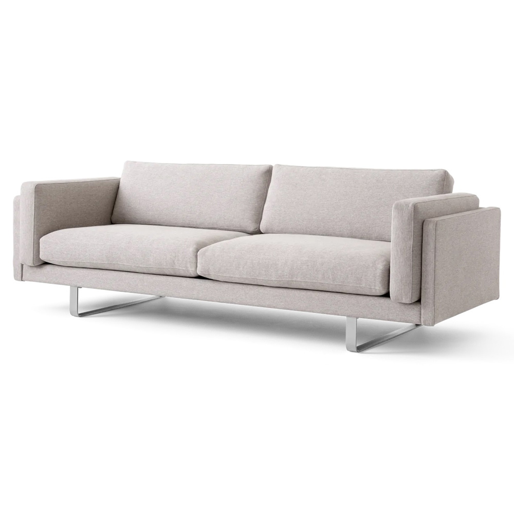 EJ280 2 Seater Sofa - 33.9" Cushions, Sledge Base