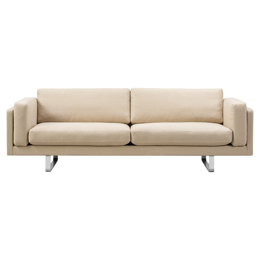 EJ280 2 Seater Sofa - 39.4" Cushions, Sledge Base