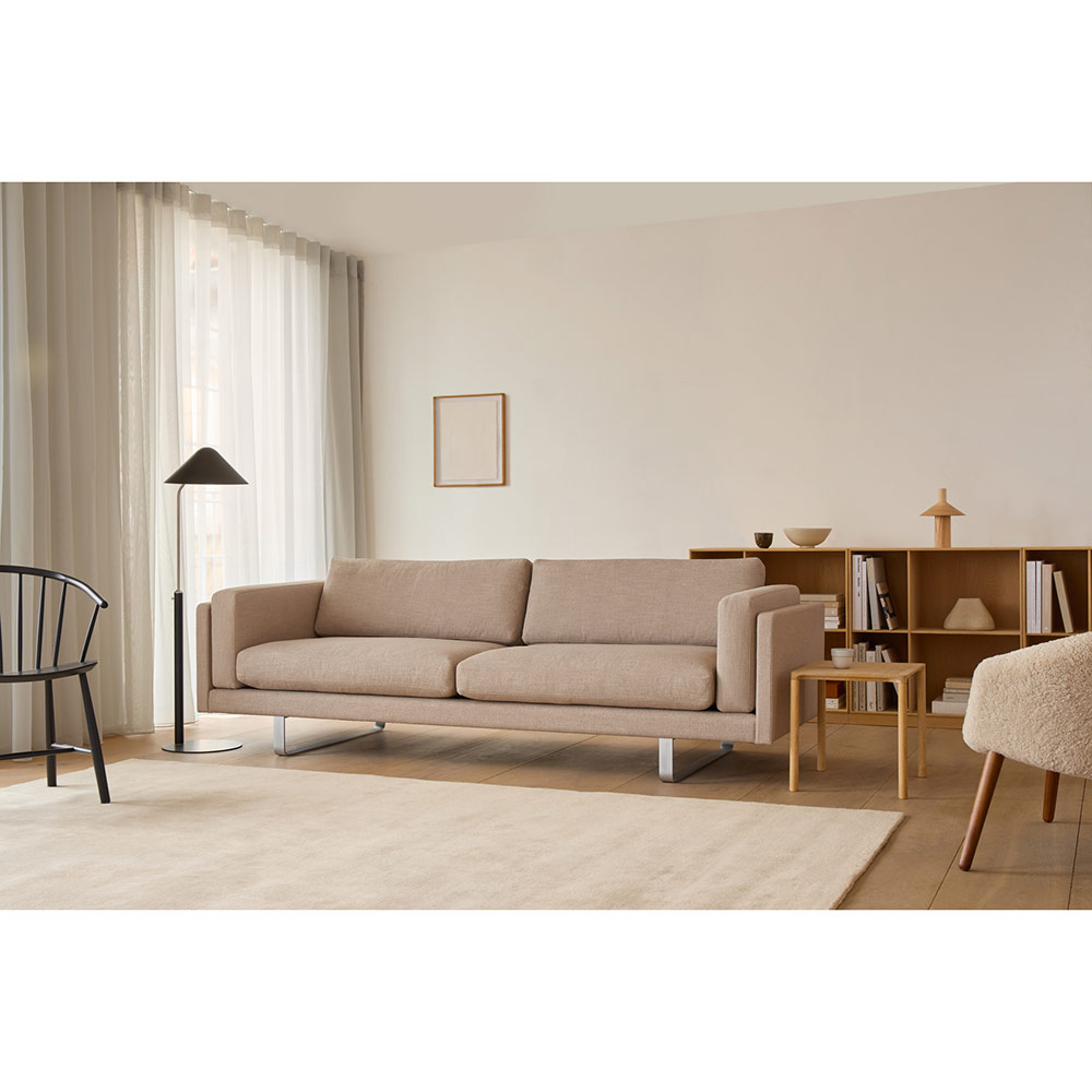 EJ280 2 Seater Sofa - 39.4" Cushions, Sledge Base