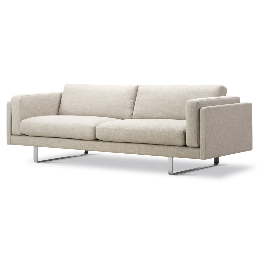 EJ280 2 Seater Sofa - 39.4" Cushions, Sledge Base