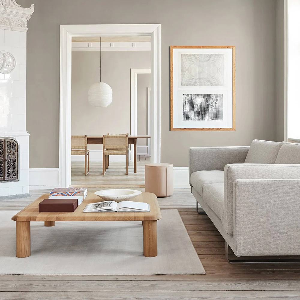 EJ280 2 Seater Sofa - 39.4" Cushions, Sledge Base