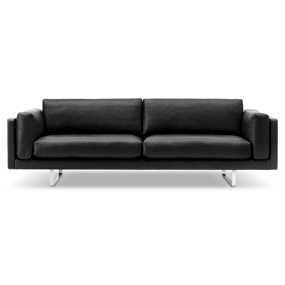 EJ280 2 Seater Sofa - 39.4" Cushions, Sledge Base
