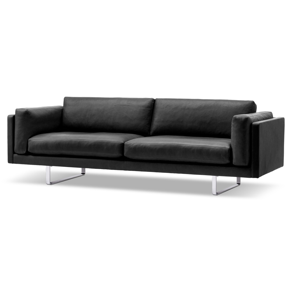 EJ280 2 Seater Sofa - 39.4" Cushions, Sledge Base