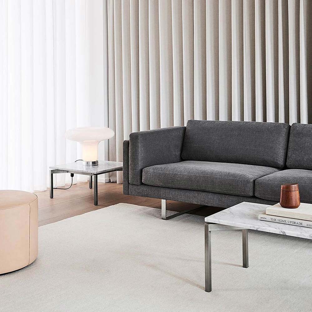 EJ280 2 Seater Sofa - 39.4" Cushions, Sledge Base