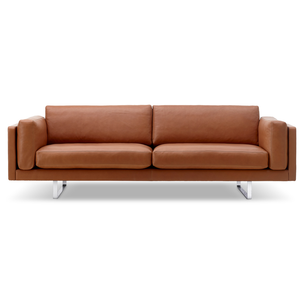 EJ280 2 Seater Sofa - 39.4" Cushions, Sledge Base