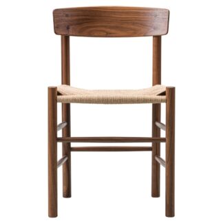 J39 Dining Chair - Walnut Oil, Natural Paper Cord Seat