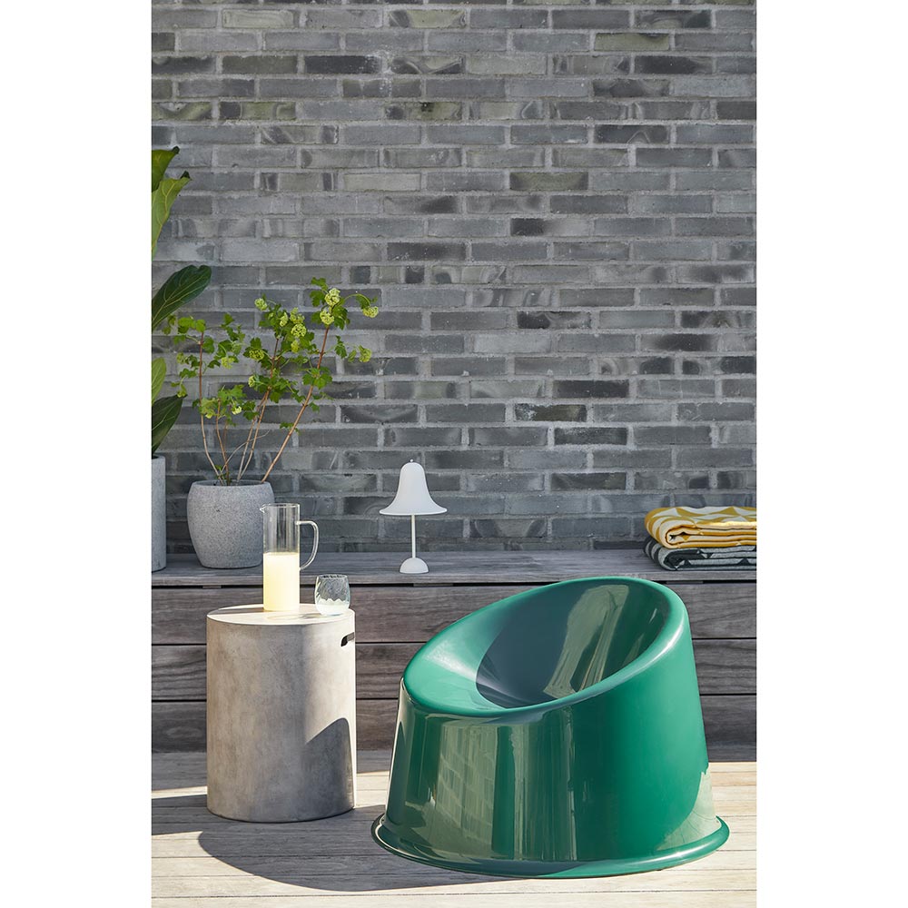 Panto Pop Outdoor Lounge Chair - Dark Green