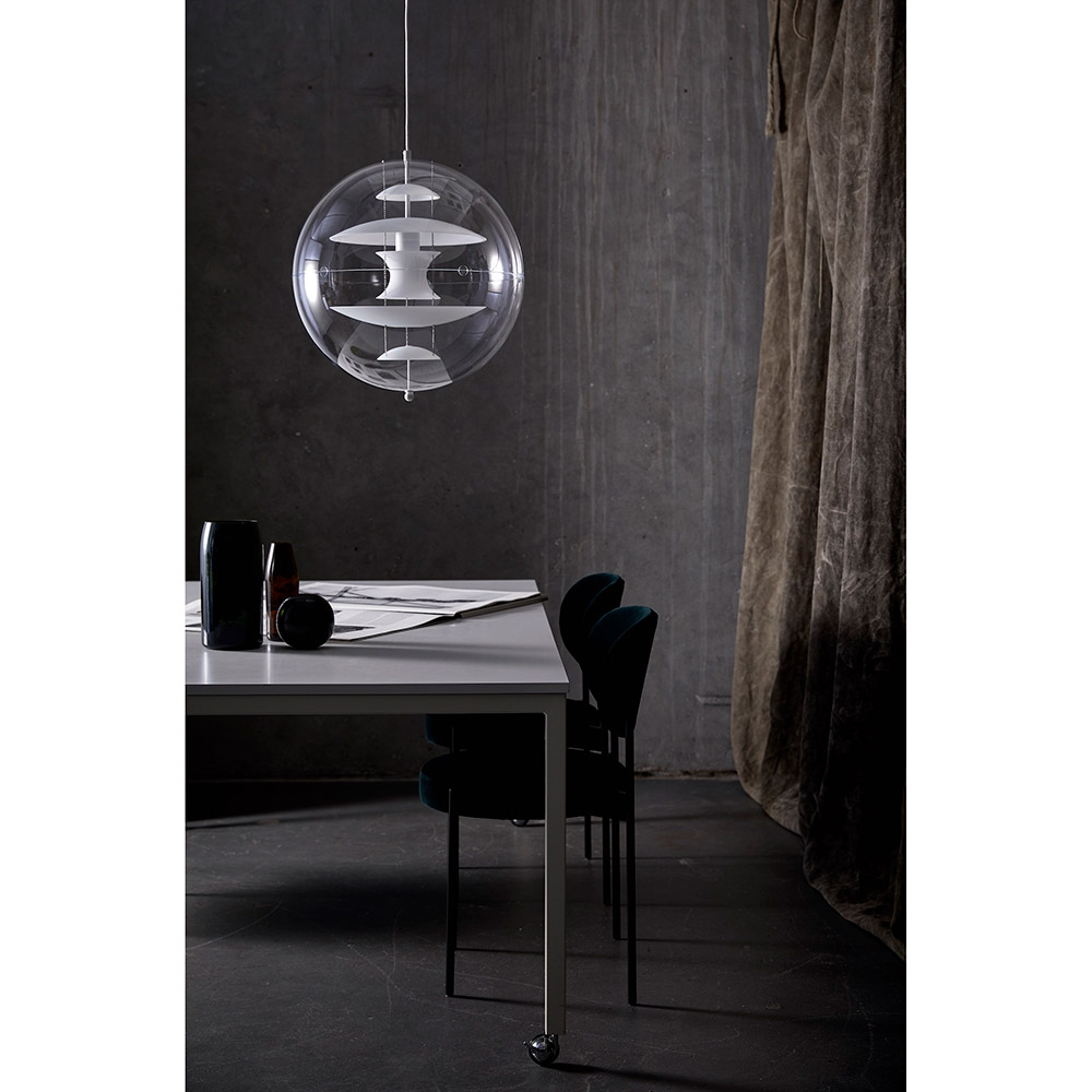 VP Globe Pendant - Opal Glass, White | Rouse Home