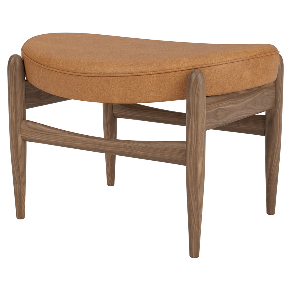 Elizabeth Ottoman - Walnut
