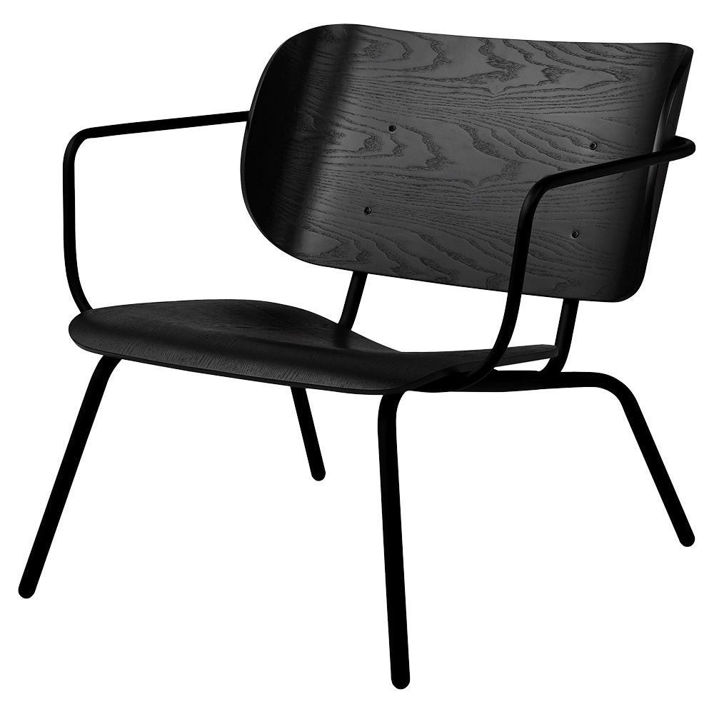 Bantam Lounge Chair - Black Ash, Black