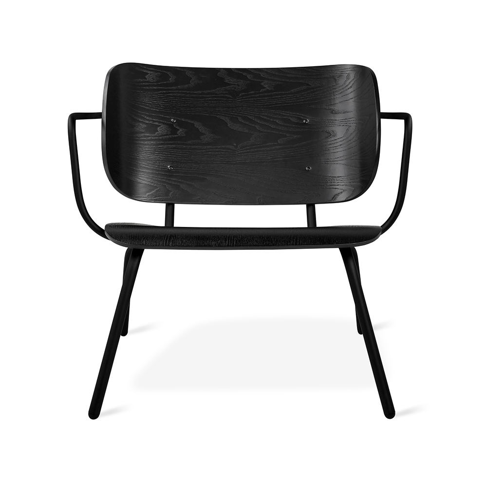 Bantam Lounge Chair - Black Ash, Black