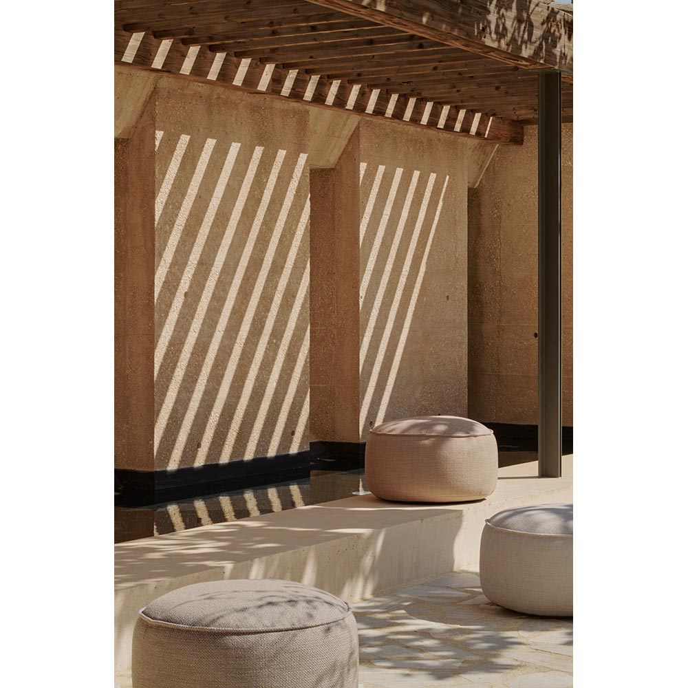Donut Outdoor Pouf XL - Natural