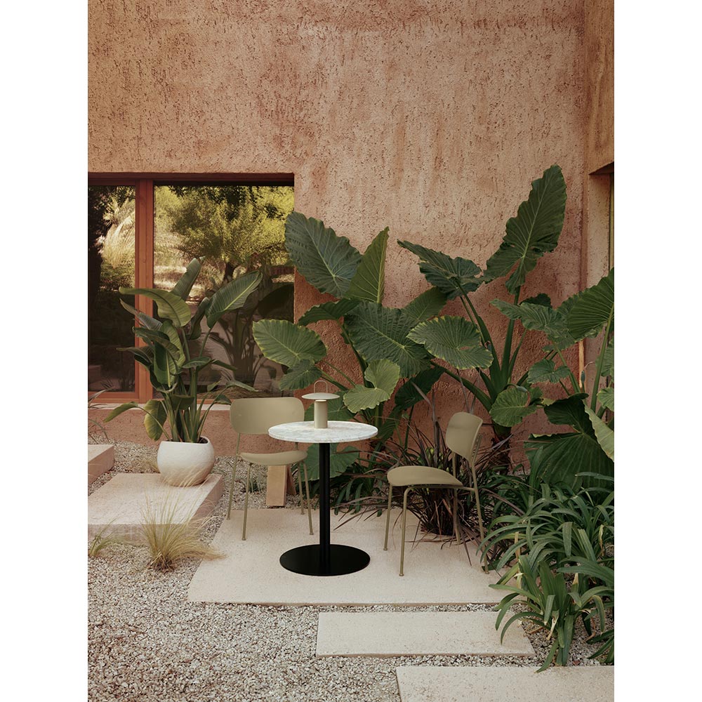 Harbour Column Round Dining Table Estremoz Marble Round Base 6 | Rouse Home