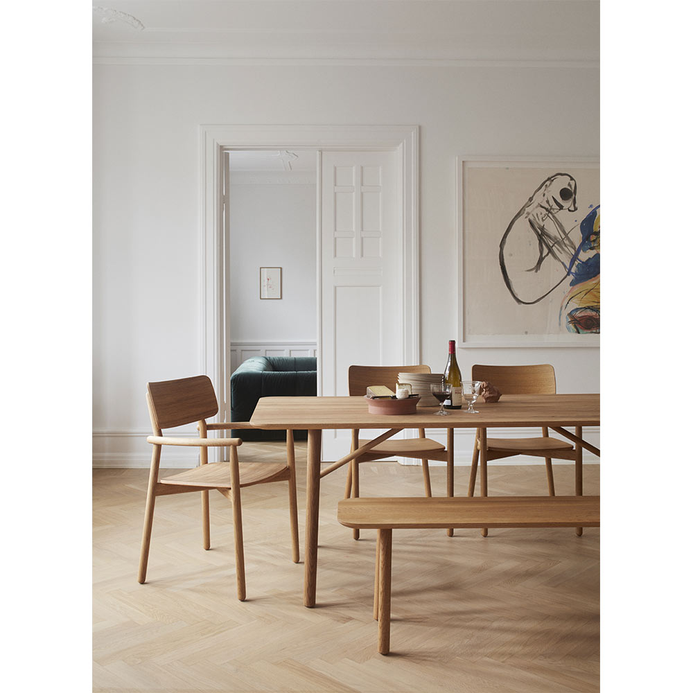 Hven Armchair - Oak White Oiled