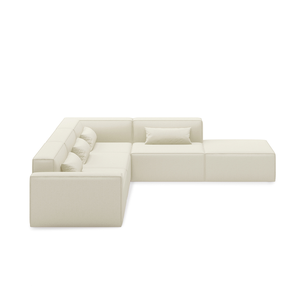 Mix Modular 5 Pc Sectional Right Facing Mowat Sand 3 | Rouse Home