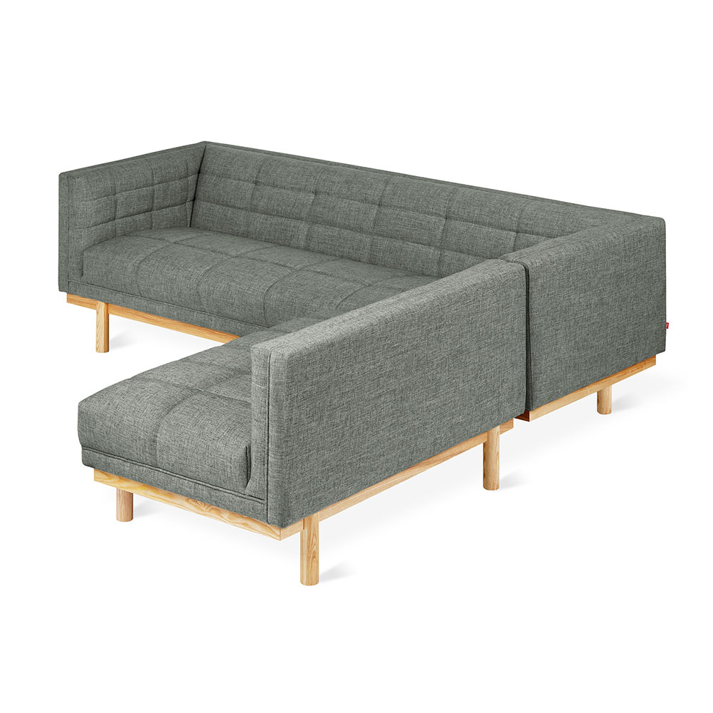 Mulholland Bi-Sectional - Caledon Cinder Ash Natural | Rouse Home