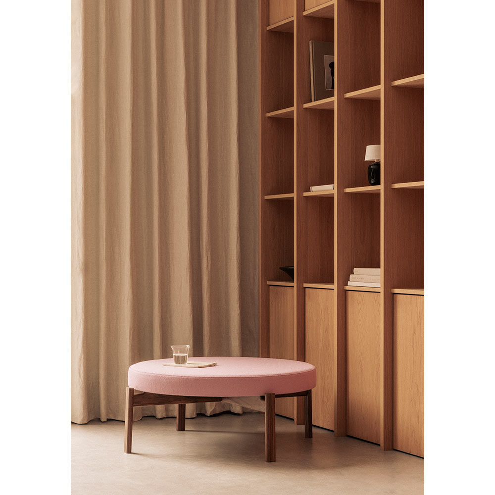 Passage Pouf - Walnut