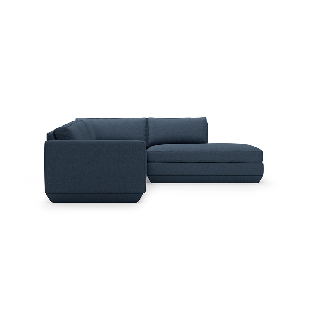 Podium 4 PC Lounge Sectional A - Hanson Navy