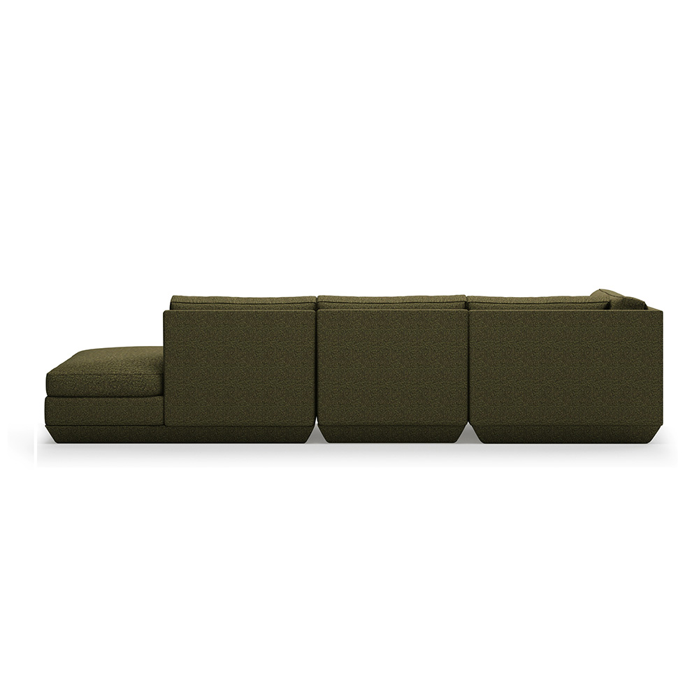 Podium 4 PC Lounge Sectional B - Copenhagen Terra