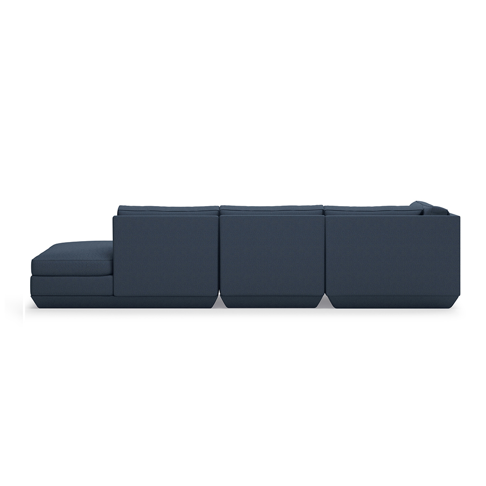 Podium 4 PC Lounge Sectional B - Hanson Navy