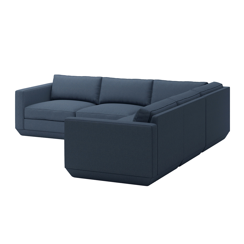 Podium 5 PC Corner Sectional - Hanson Navy