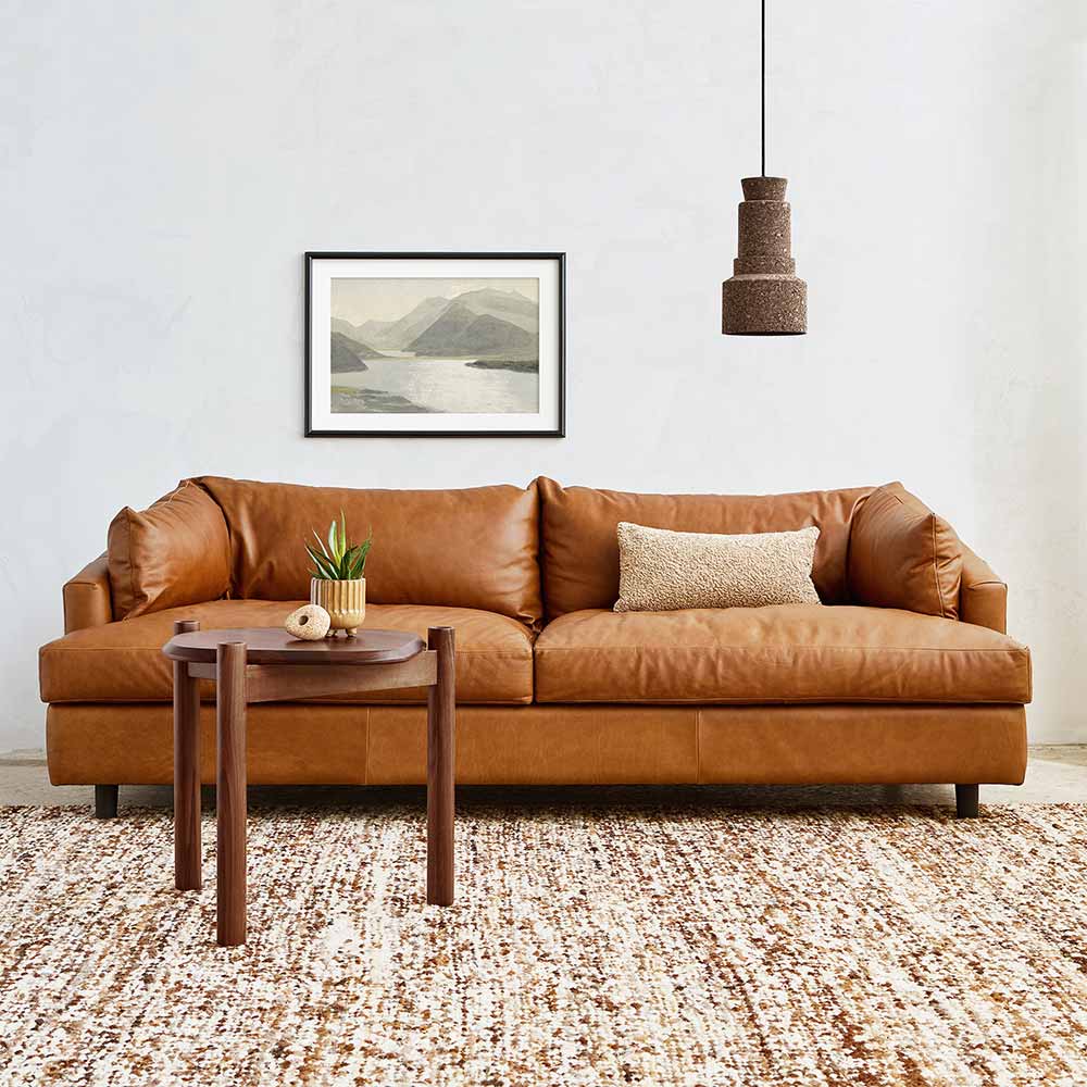 Thalia Sofa - Tucson Sienna Leather