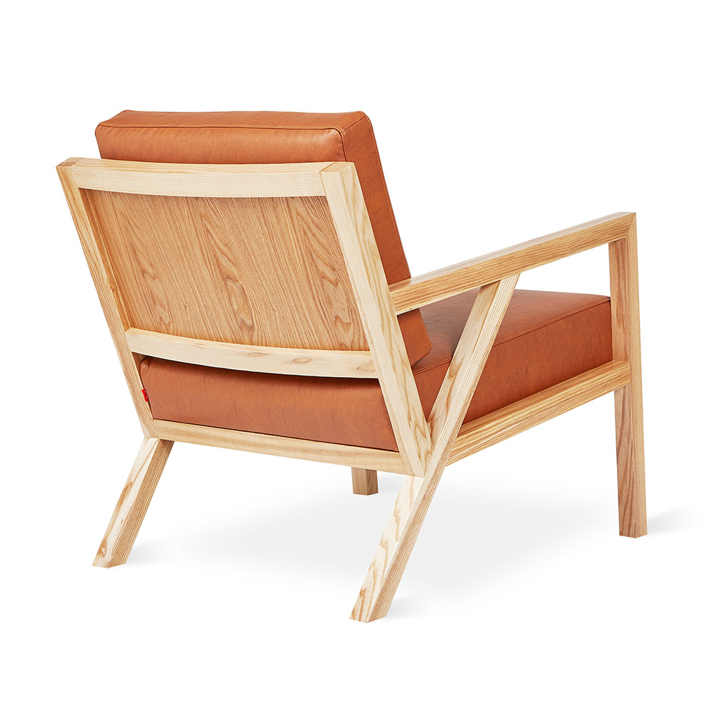 Truss Chair - Vegan Appleskin Cognac - Ash Natural
