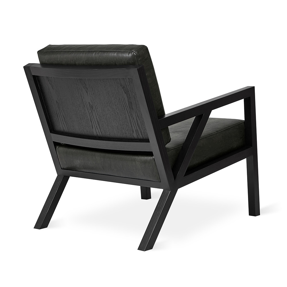 Truss Chair - Vegan Appleskin Licorice - Ash Black