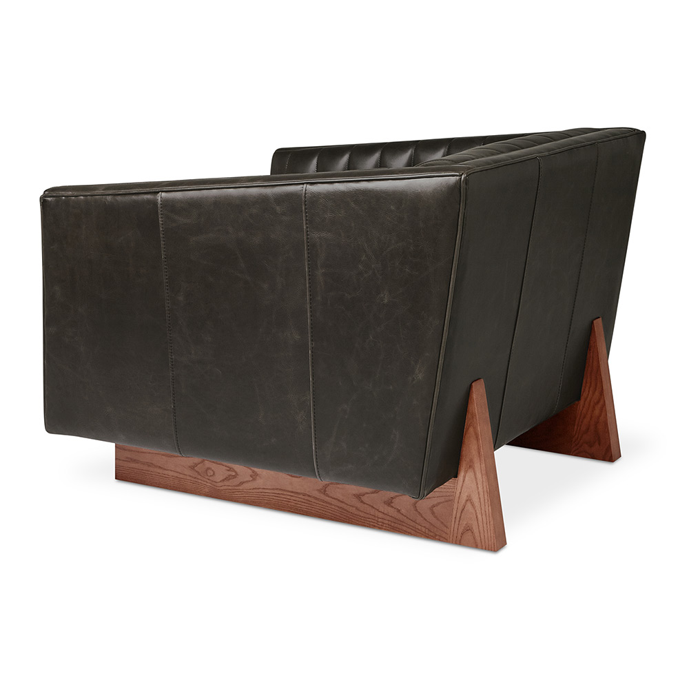 Wallace Chair - Saddle Black Leather