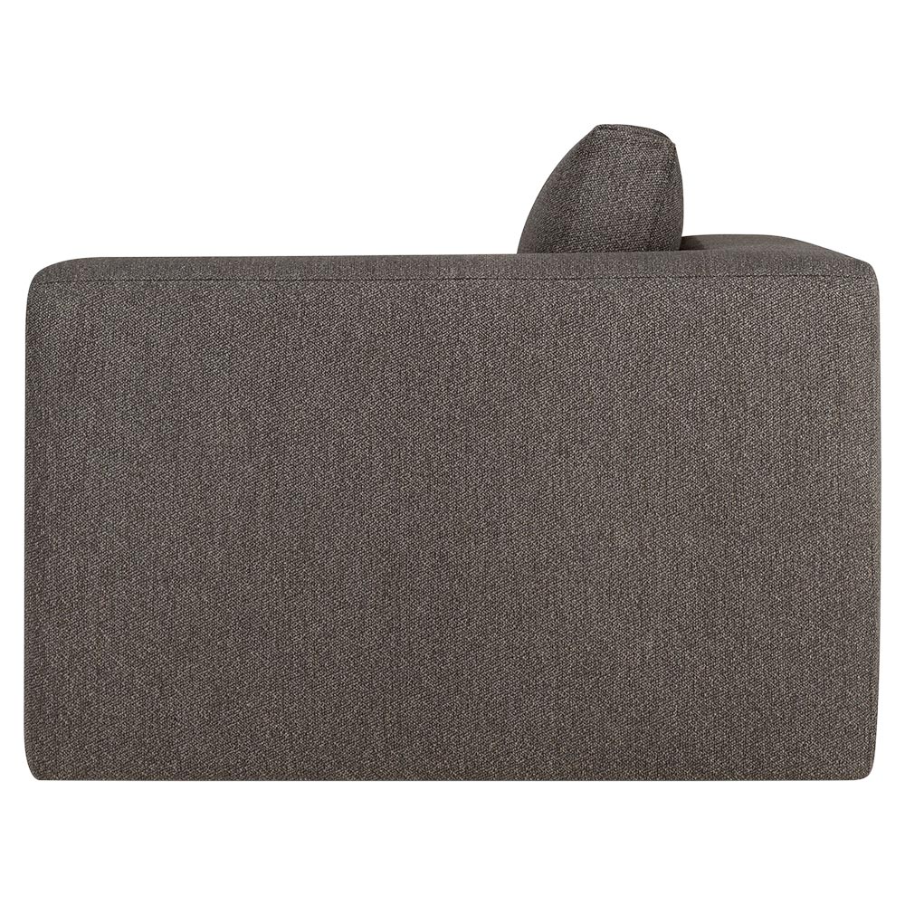 Mellow End Seater With Left Arm Modular Sofa - Granite