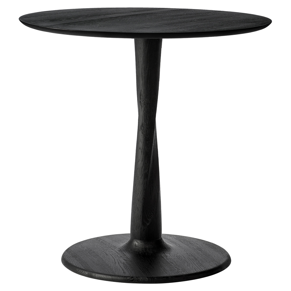 Torsion Dining Table - Black Oak, Low
