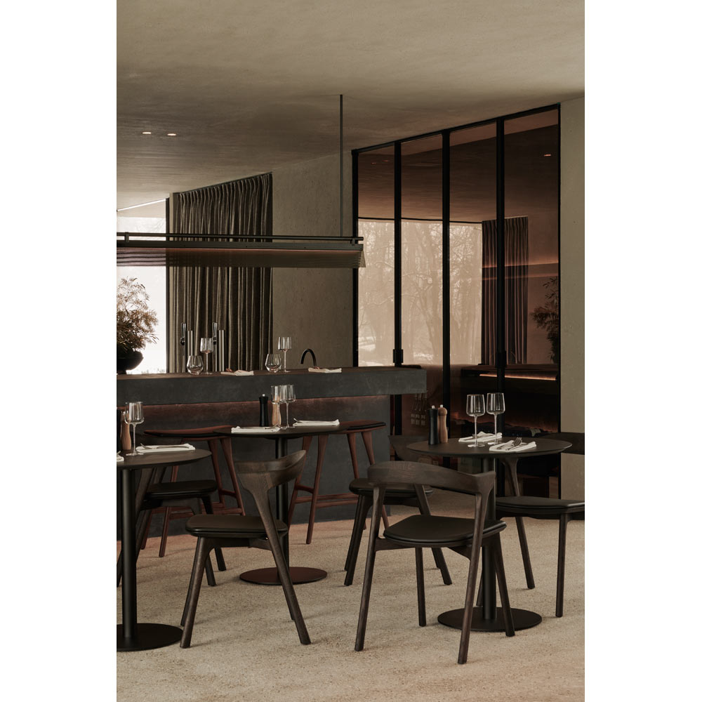 Blend Dining Table - Brown Oak, Dark Bronze