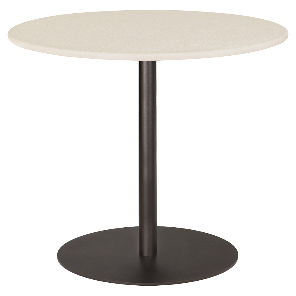 Blend Dining Table - Microcement, Dark Bronze