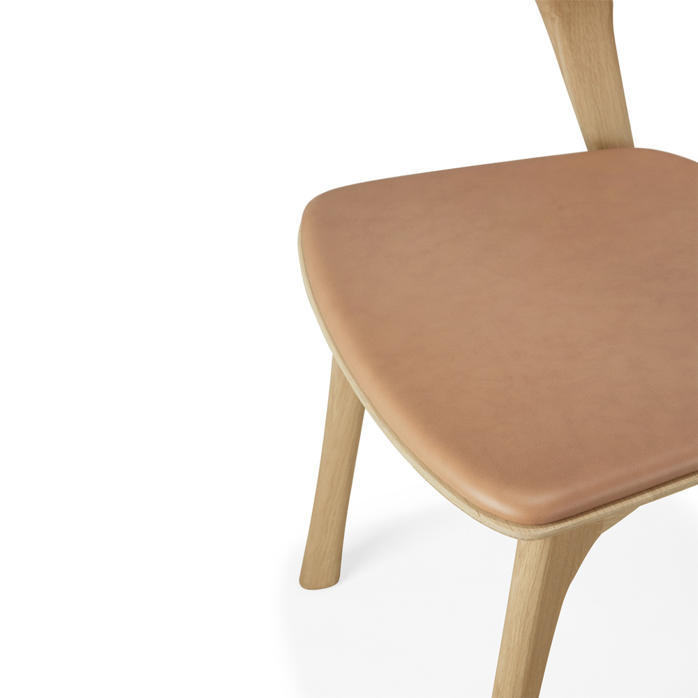 Bok Dining Chair - Sienna Leather, Oak