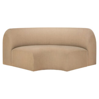 Bulky 90 Degrees Corner Modular Sofa - Light Sepia