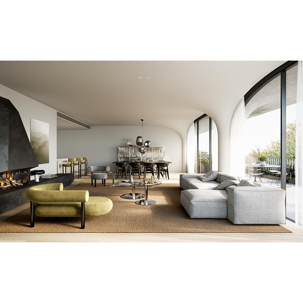Fat Lounge Chair Hallingdal 0116 Black Steel Base 2 | Rouse Home