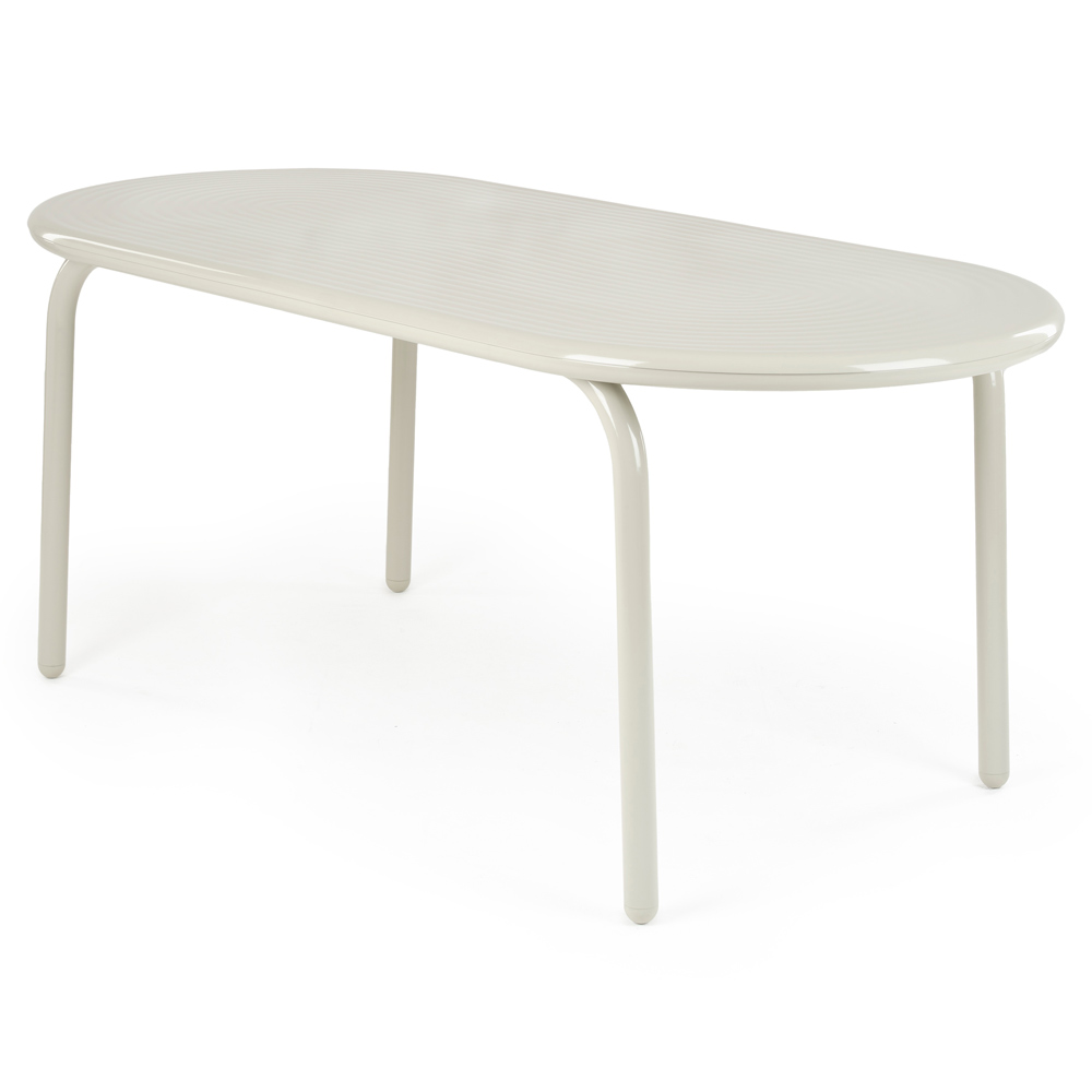 Groove Obround Table - Putty